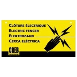 PANNEAU CLOTURE ELECTRIQUE...