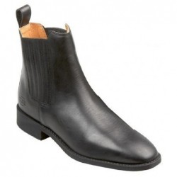 BOOTS A ELASTIQUES CUIR bout carré  PARIS  ELT  FdC