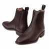 BOOTS A ELASTIQUES CUIR bout carré  PARIS  ELT  FdC