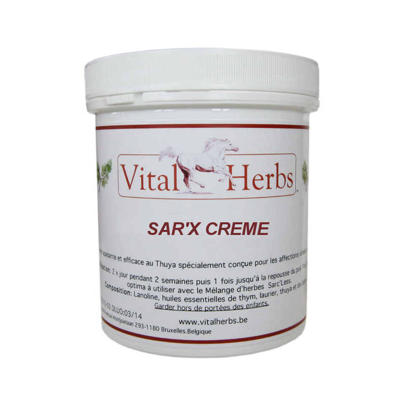 Sarx crème peau/dermite 250 ml Vital herbs 