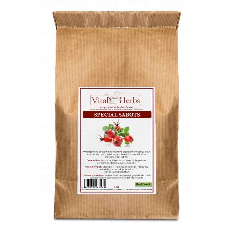 Special sabots renforcement corne Vital Herbs Special sabots renforcement corne Vital Herbs