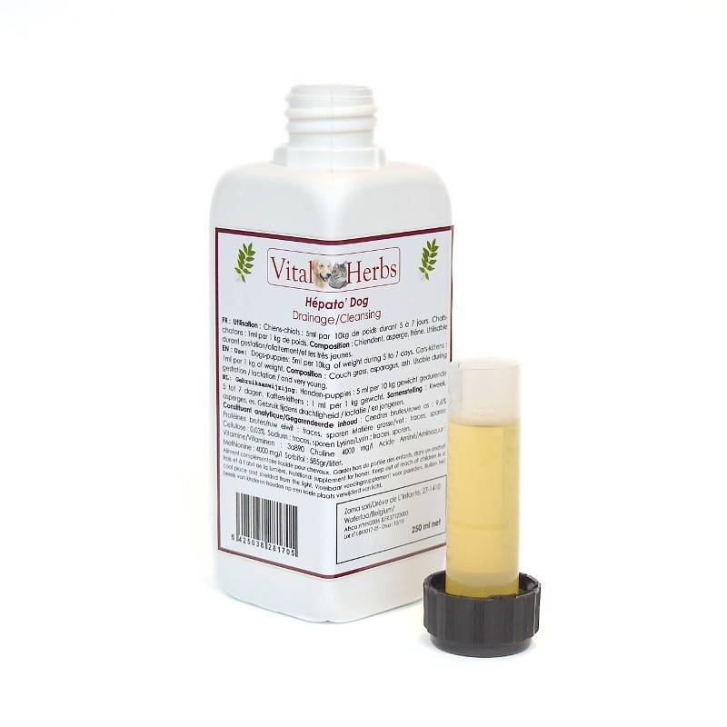 Hépato'dog drainage 250 ml Vital Herbs Hépato'dog drainage 250 ml Vital Herbs