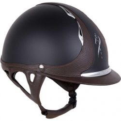 Casque Référence Antarès Noir/Marron profil