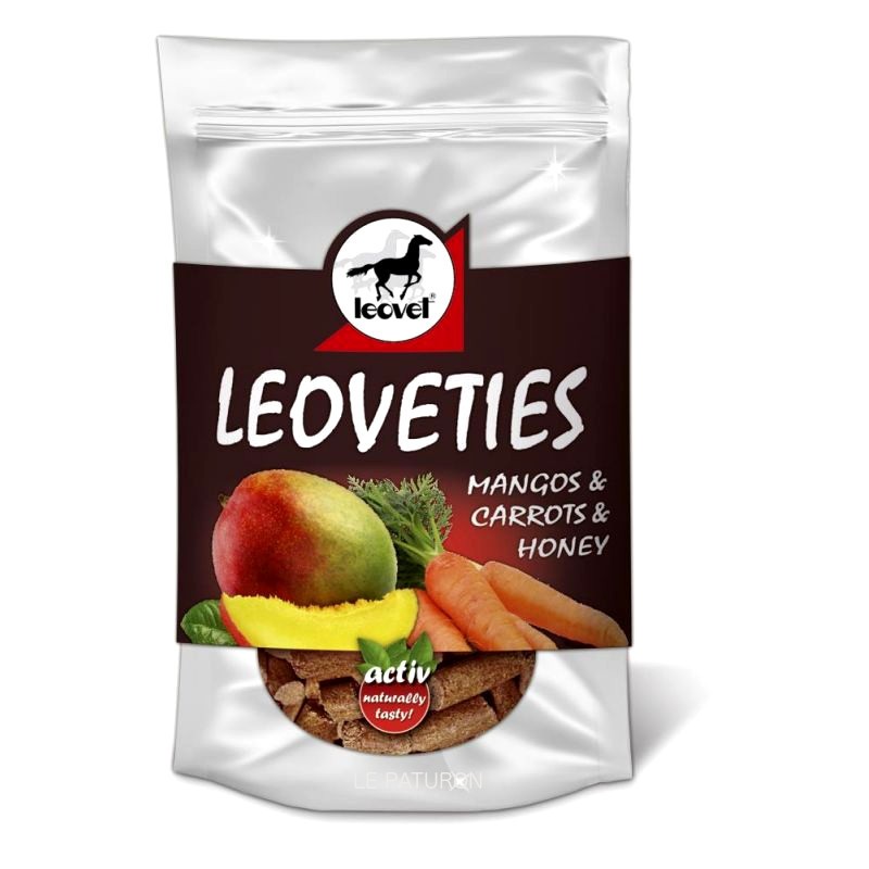 Leoveties Leovet Friandise cheval Carotte Mangue Miel Leoveties Leovet Friandise cheval Carotte Mangue Miel