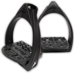 Etriers équitation Flexia plancher large et flexible eQuick