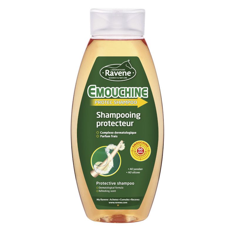 Emouchine shampoing anti-insectes chevaux Ravene
