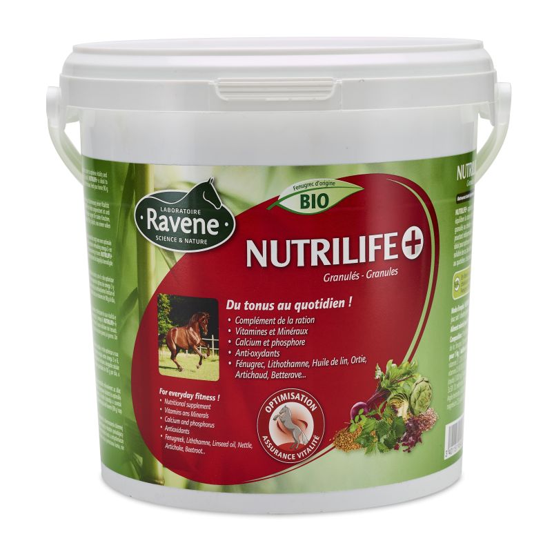 Nutrilife + Vitamines Oméga 3 et 6 chevaux Ravene