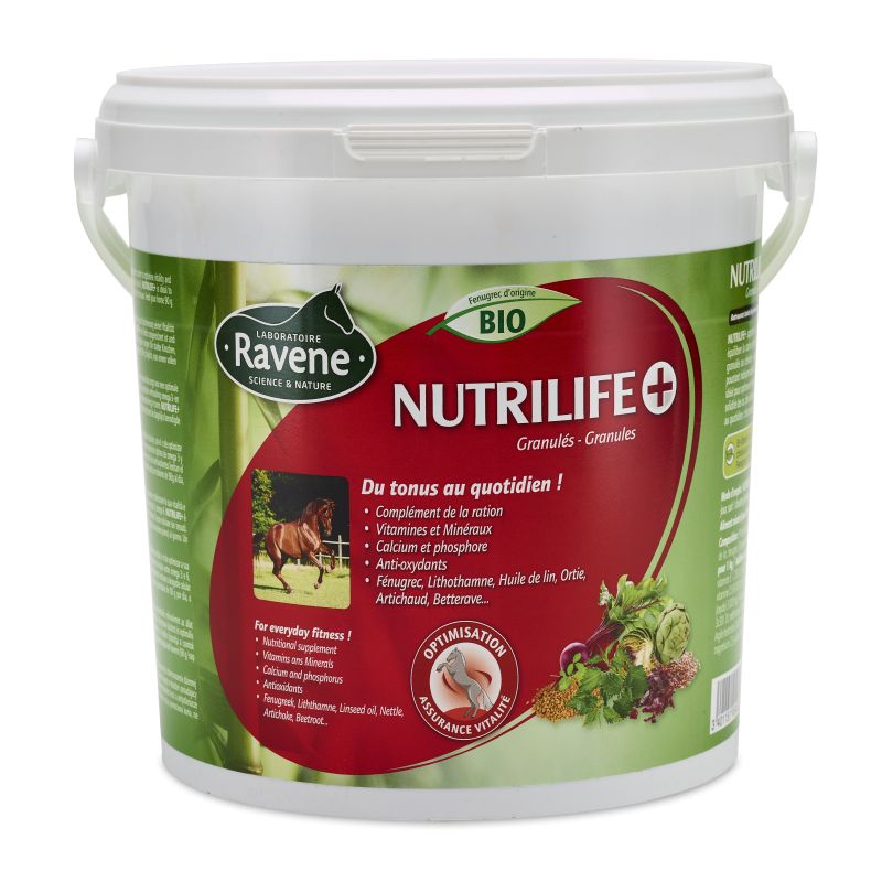 Nutrilife + Vitamines Oméga 3 et 6 chevaux Ravene Nutrilife + Vitamines Oméga 3 et 6 chevaux Ravene