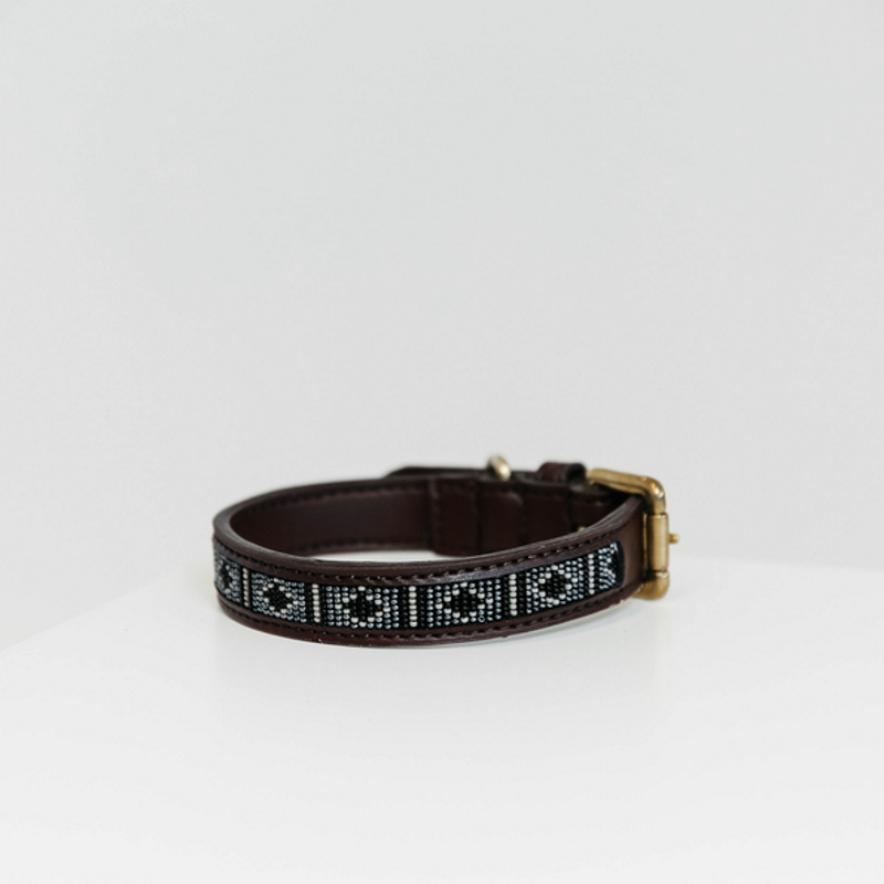 Collier pour chien Kentucky cuir et perles - KENTUCKY DOGWEAR ...