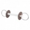 Mors de filet avec canon comfort, anneau 7,5 cm, doux, beris