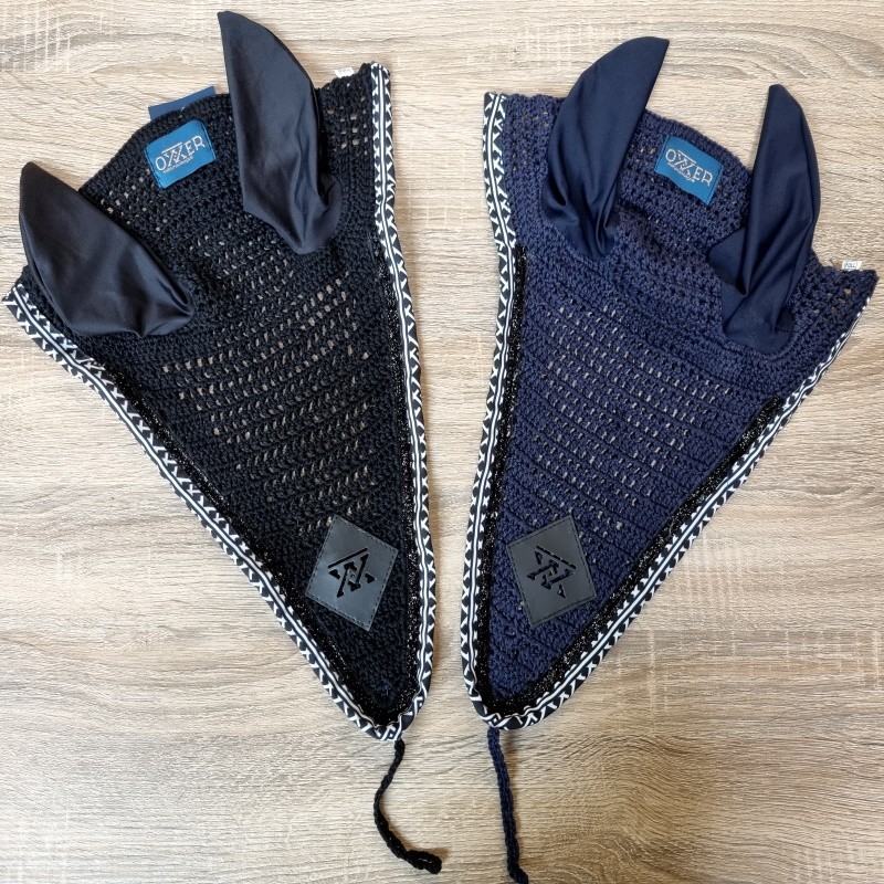 Bonnet anti-mouche long Oxxer Monogramme noir Bonnet anti-mouche long Oxxer Monogramme noir