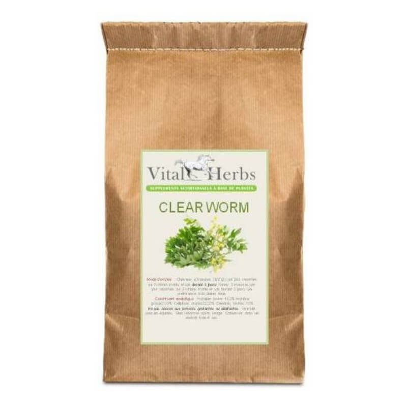 Clear Worm vermifuge naturel cheval Vital Herbs