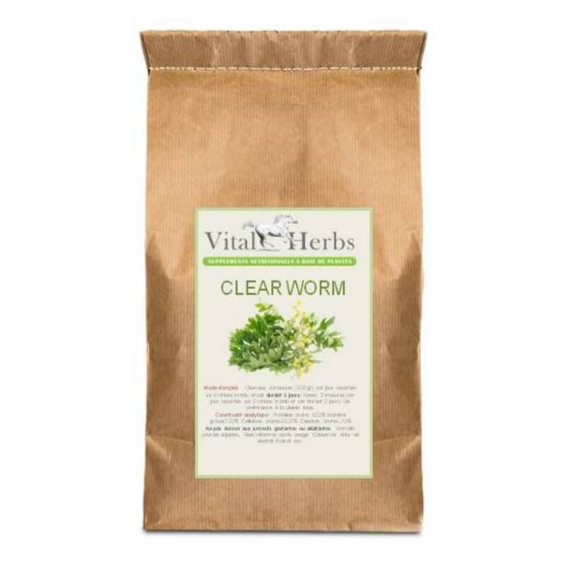Clear Worm vermifuge naturel cheval Vital Herbs Clear Worm vermifuge naturel cheval Vital Herbs