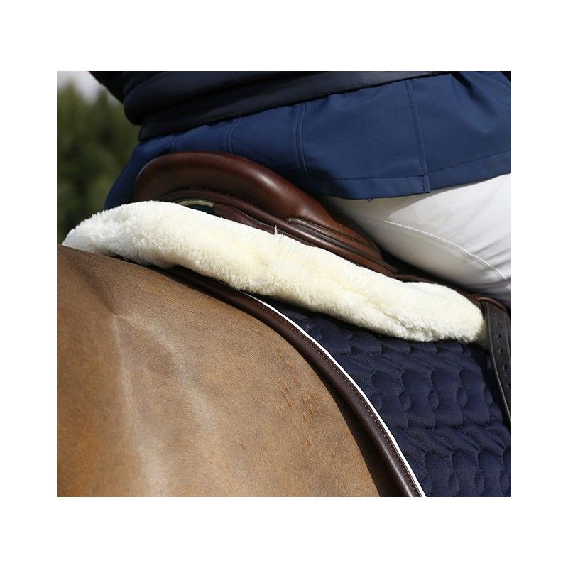 Sheepskin HalfPad Absorb amortisseur mouton chevaux Kentucky