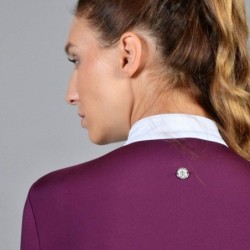 Polo De Concours Manches Longues Harcour Femme Cognac - Mon Cheval 
