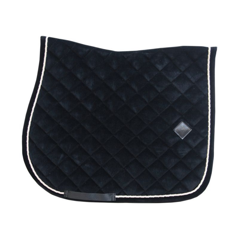 Saddle Pad Corduroy tapis dressage et jumping chevaux Kentucky