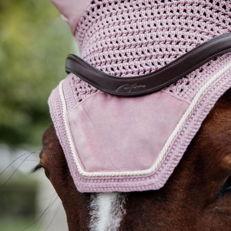 Fly Veil Wellington Velvet bonnet anti-mouches en velours chevaux Kentucky Fly Veil Wellington Velvet bonnet anti-mouches en velours chevaux Kentucky