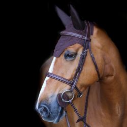 Fly Veil Wellington Soundless bonnet anti-mouches chevaux Kentucky