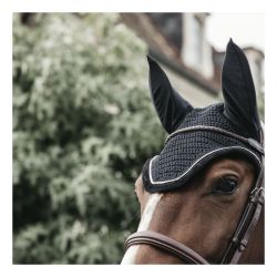 Fly Veil Wellington Corduroy bonnet anti-mouches chevaux Kentucky