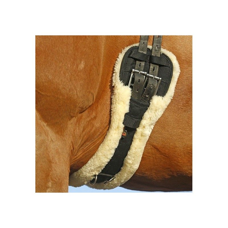 Sheepskin Short Girth sangle de dressage en mouton chevaux Kentucky Sheepskin Short Girth sangle de dressage en mouton chevaux Kentucky