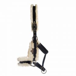 Nylon Sheepskin Halter licol en nylon et mouton chevaux Kentucky