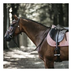 Saddle Pad Velvet tapis velours dressage et jumping chevaux Kentucky