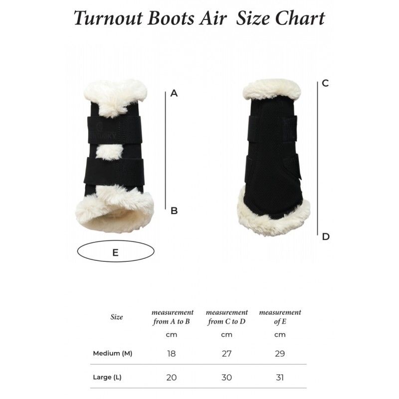 Turnout Boots Air guêtres antérieures chevaux Kentucky Turnout Boots Air guêtres antérieures chevaux Kentucky