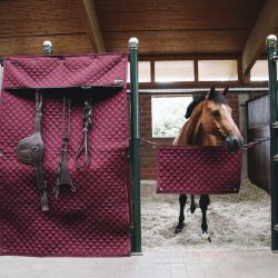 Stable Guard porte de box amovible en tissu chevaux Kentucky