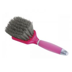 Brosse à sabots Gel Series avec poignée gel équitation Waldhausen rose - Mon Cheval