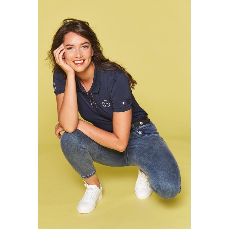 Polo Urella Rider France femme manches courtes Harcour Polo Urella Rider France femme manches courtes Harcour