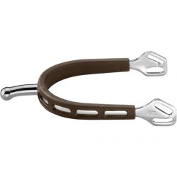 Eperons Ultra Fit Extra Grip 30 mm bout sphérique marron  