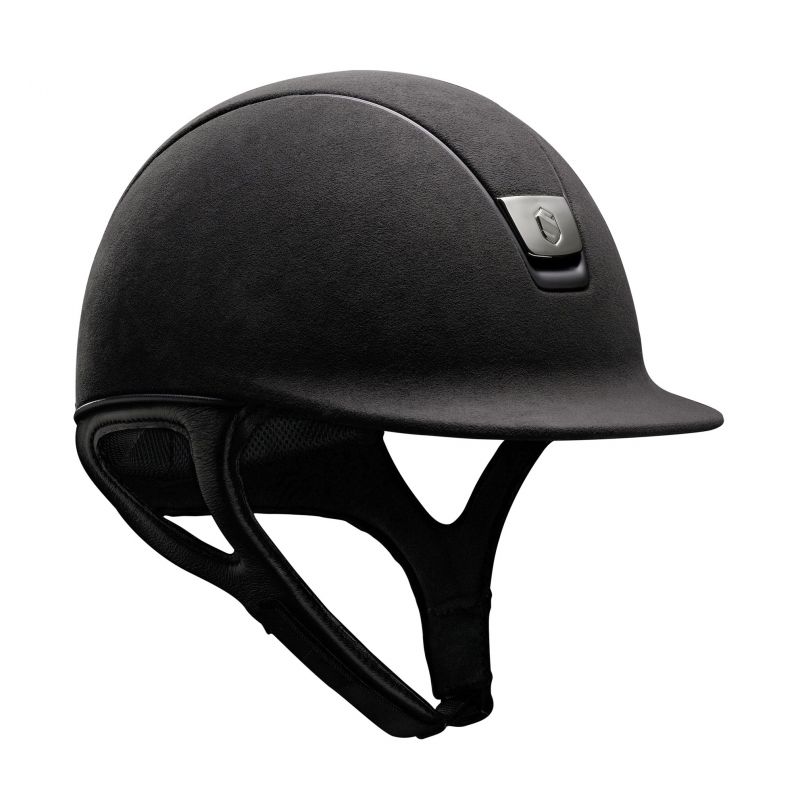 Casque premium alcantara ( liseret couleur alcantara ) samshield noir Casque premium alcantara ( liseret couleur alcantara ) samshield noir