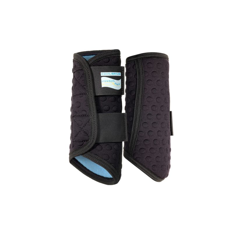 Guêtres Stretch & Flex velcro Equilibrium noir