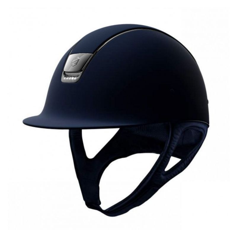 Casque shadow matt Swarovski Samshield bleu