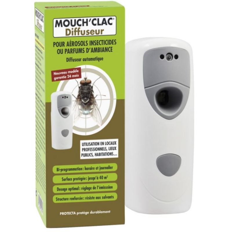 Diffuseur d'insecticite télécommandé Mouch'Clac