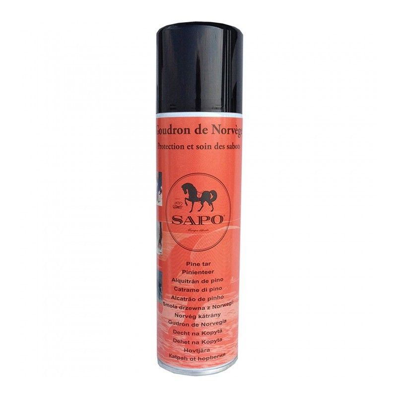 Goudron de Norvège en aérosol 250ml Sapo - - Soin fourchettes cheval 