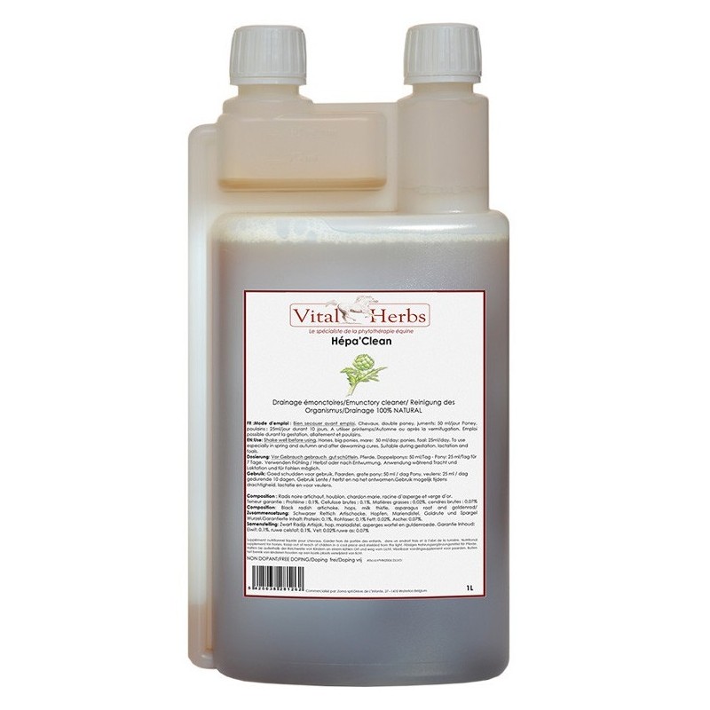 Hepa clean draineur liquide 1 l Vital Herbs Hepa clean draineur liquide 1 l Vital Herbs