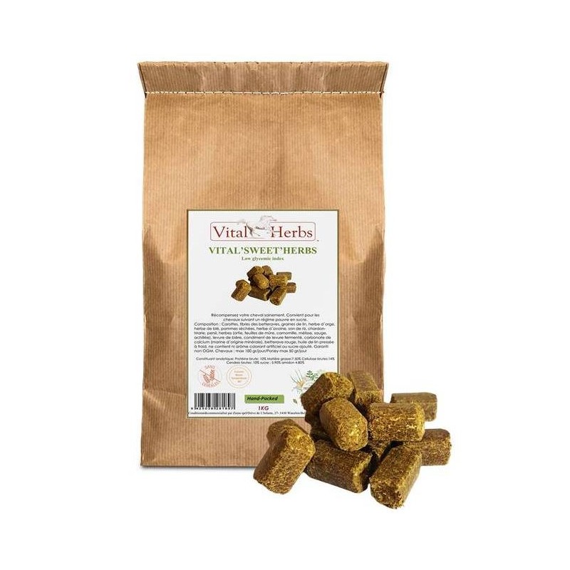 Friandises 100% naturelles sans céréales Vital Herbs Friandises 100% naturelles sans céréales Vital Herbs