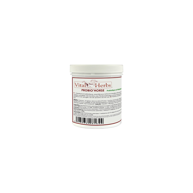 Probio Horse probiotiques cheval pot 600 g Vital Herb