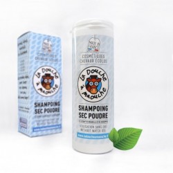 Shampoing sec poudre  douche a mouche