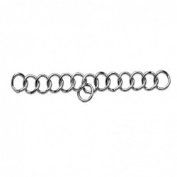 Gourmette inox entrainement 15 mailles 27 cm vue de face Sprenger