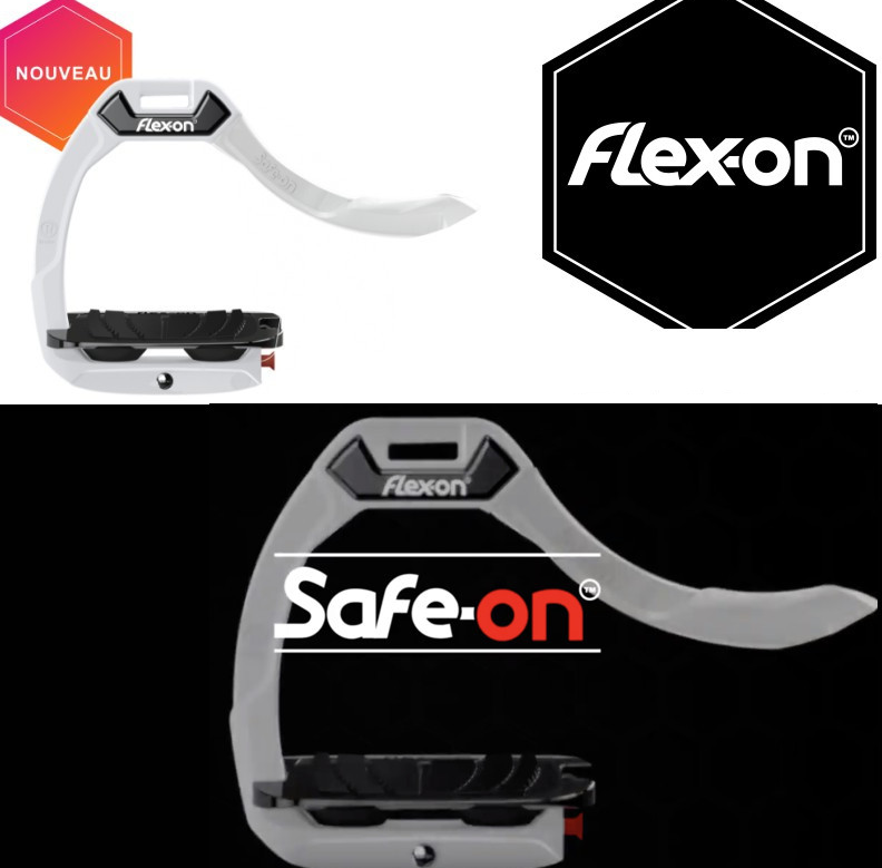 Etriers Safe-On Junior Flex-On personnalisables - Mon Cheval